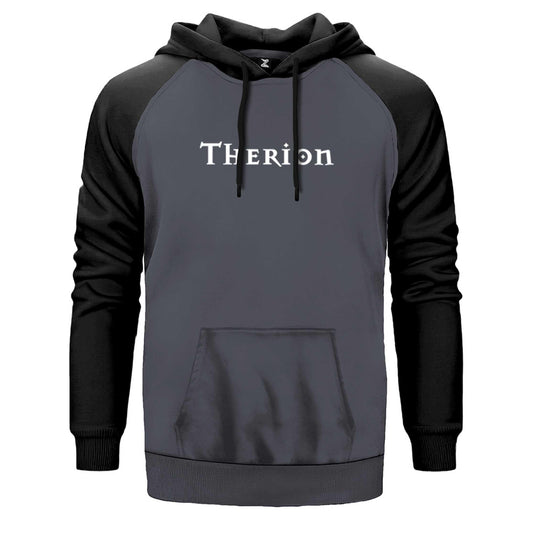 Therion Logo Çift Renk Reglan Kol Sweatshirt - Zepplingiyim