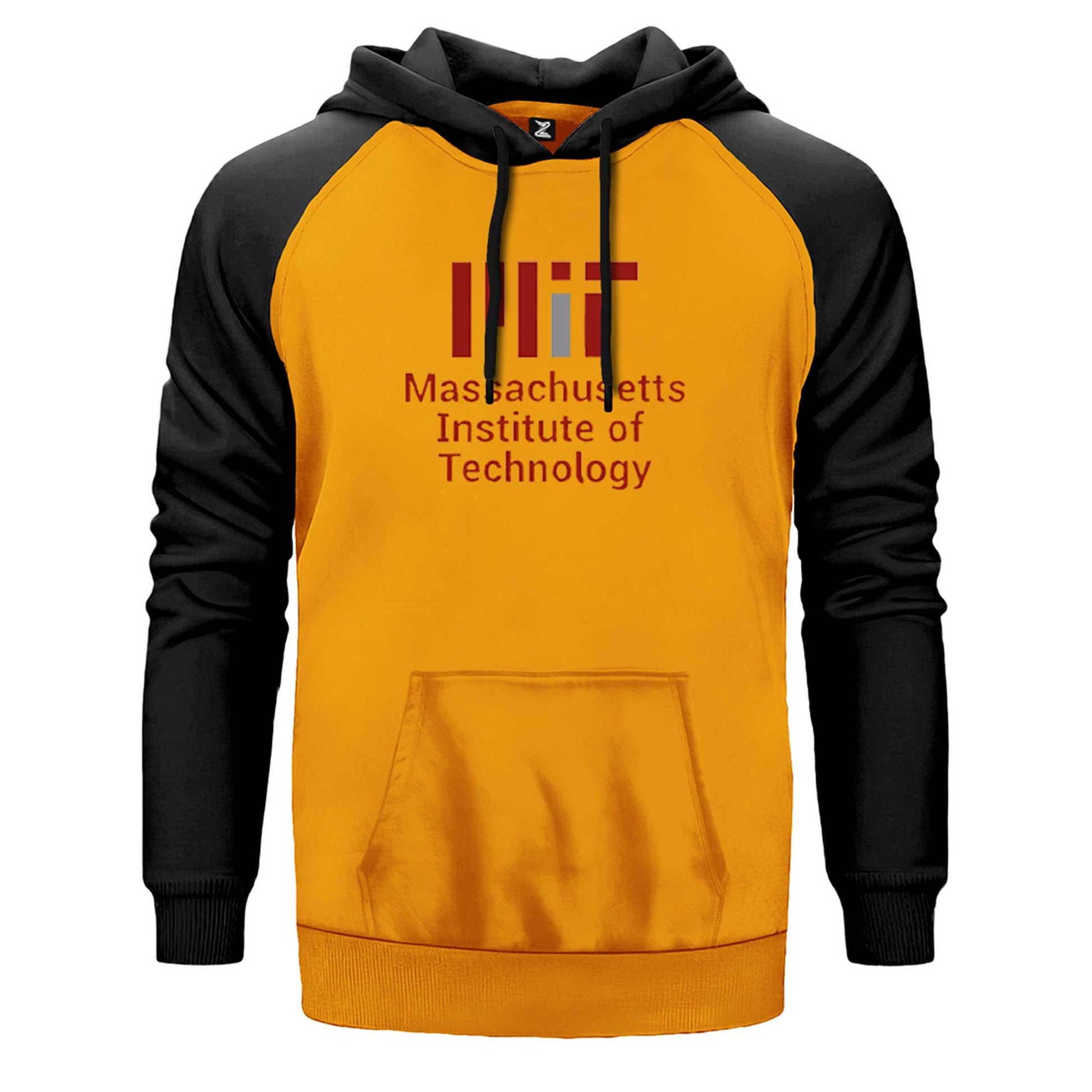 Massachusetts Institute Of Technology Logo Çift Renk Reglan Kol Sweatshirt - Zepplingiyim
