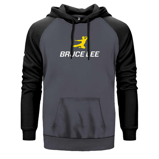 Bruce Lee Yellow Man Çift Renk Reglan Kol Sweatshirt - Zepplingiyim