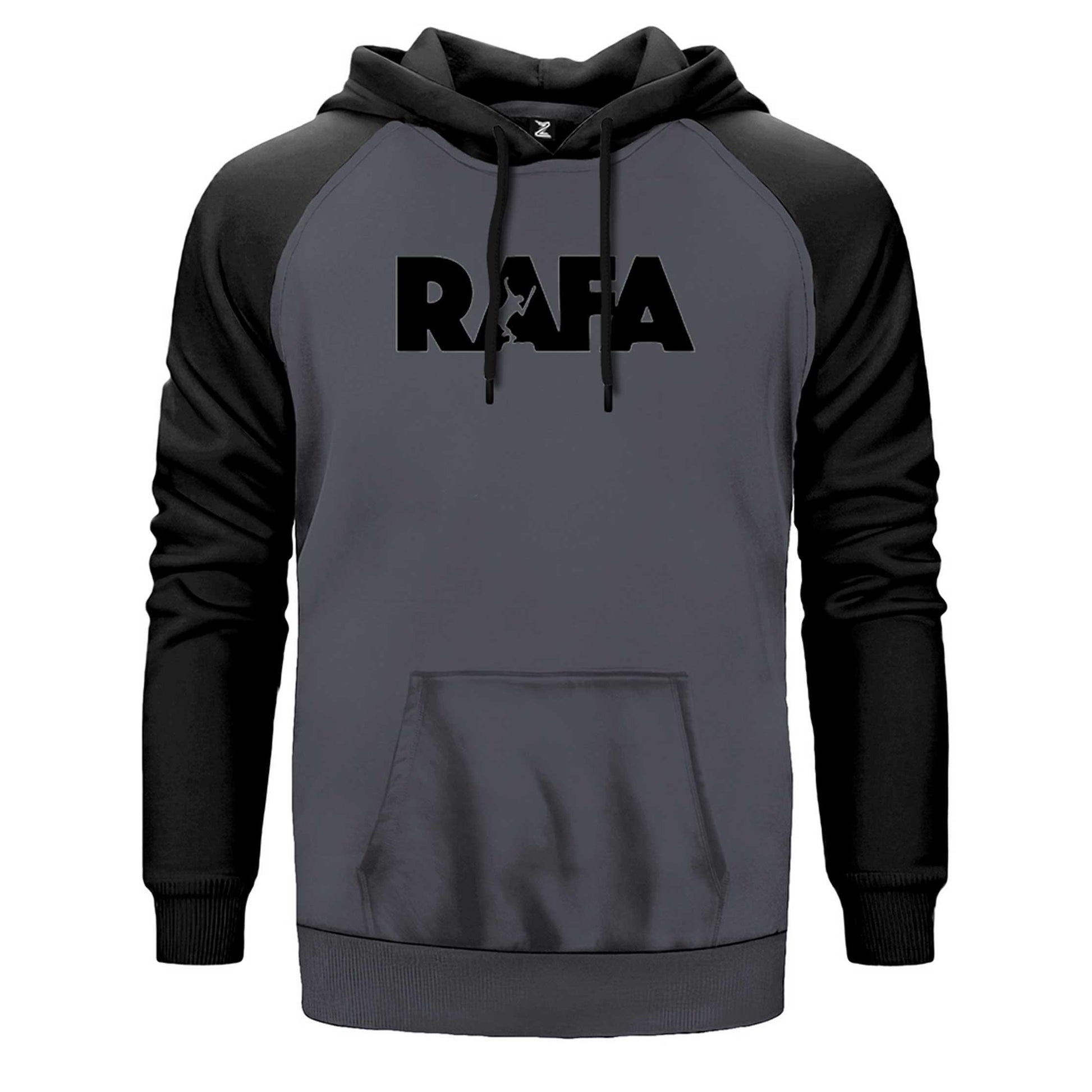 Rafael Nadal Text Çift Renk Reglan Kol Sweatshirt - Zepplingiyim