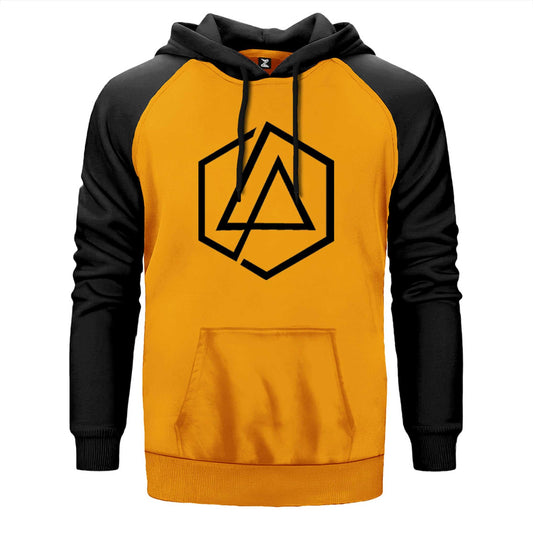 Linkin Park Symbol Çift Renk Reglan Kol Sweatshirt - Zepplingiyim