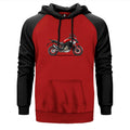 Ducati Multistrada V4 Red-MY21 Çift Renk Reglan Kol Sweatshirt - Zepplingiyim