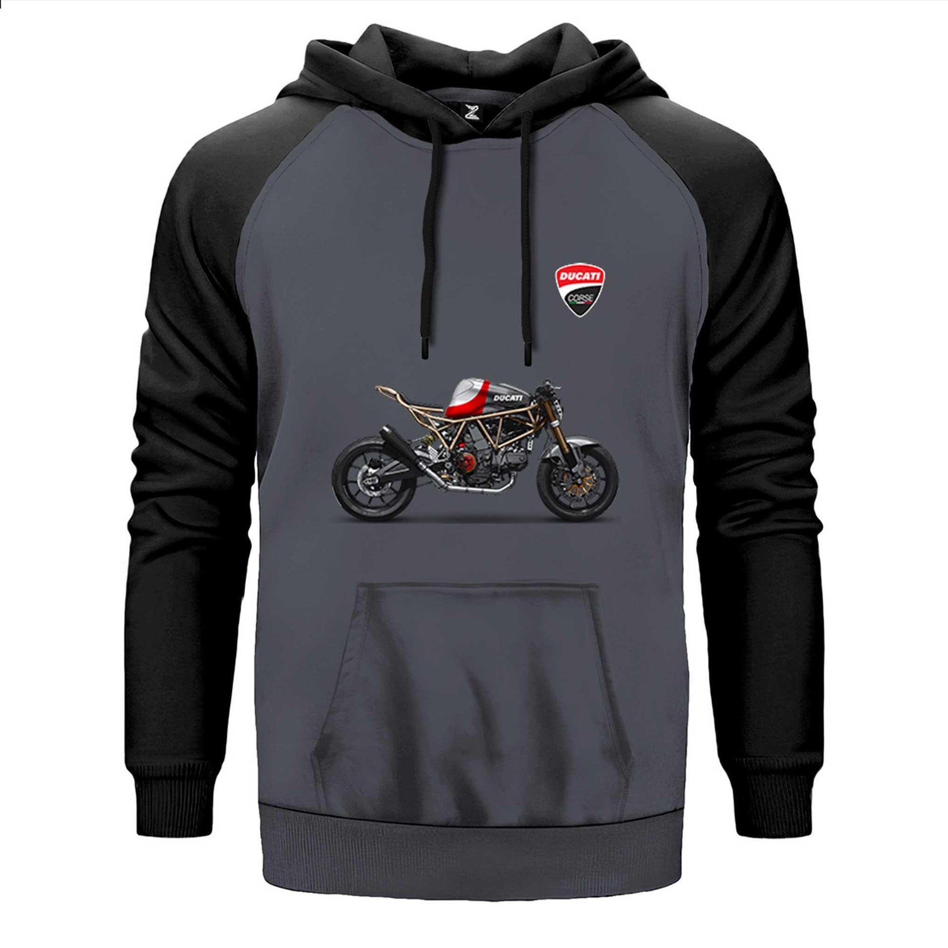 Ducati SuperSport Çift Renk Reglan Kol Sweatshirt - Zepplingiyim
