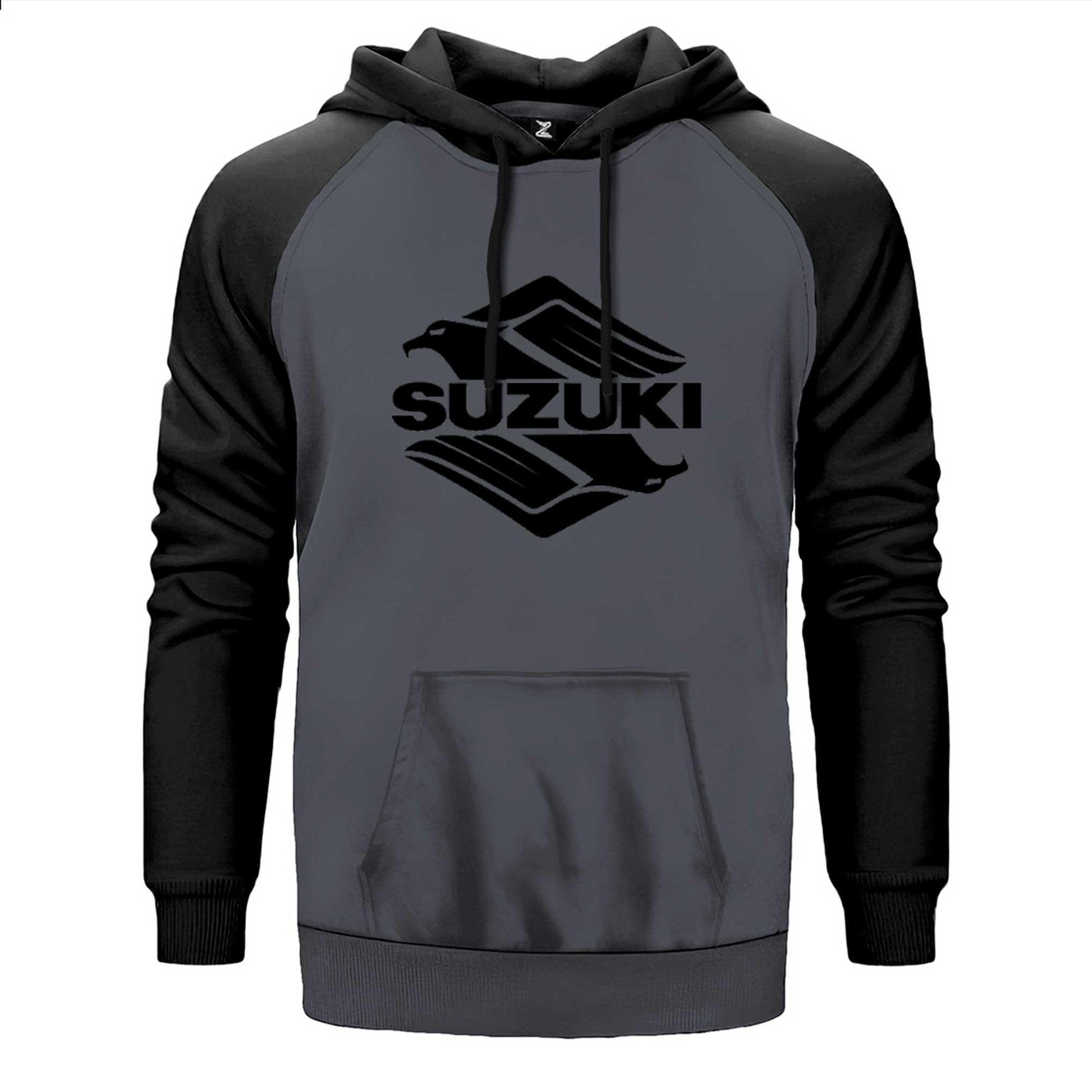 Suzuki Intruder Çift Renk Reglan Kol Sweatshirt - Zepplingiyim