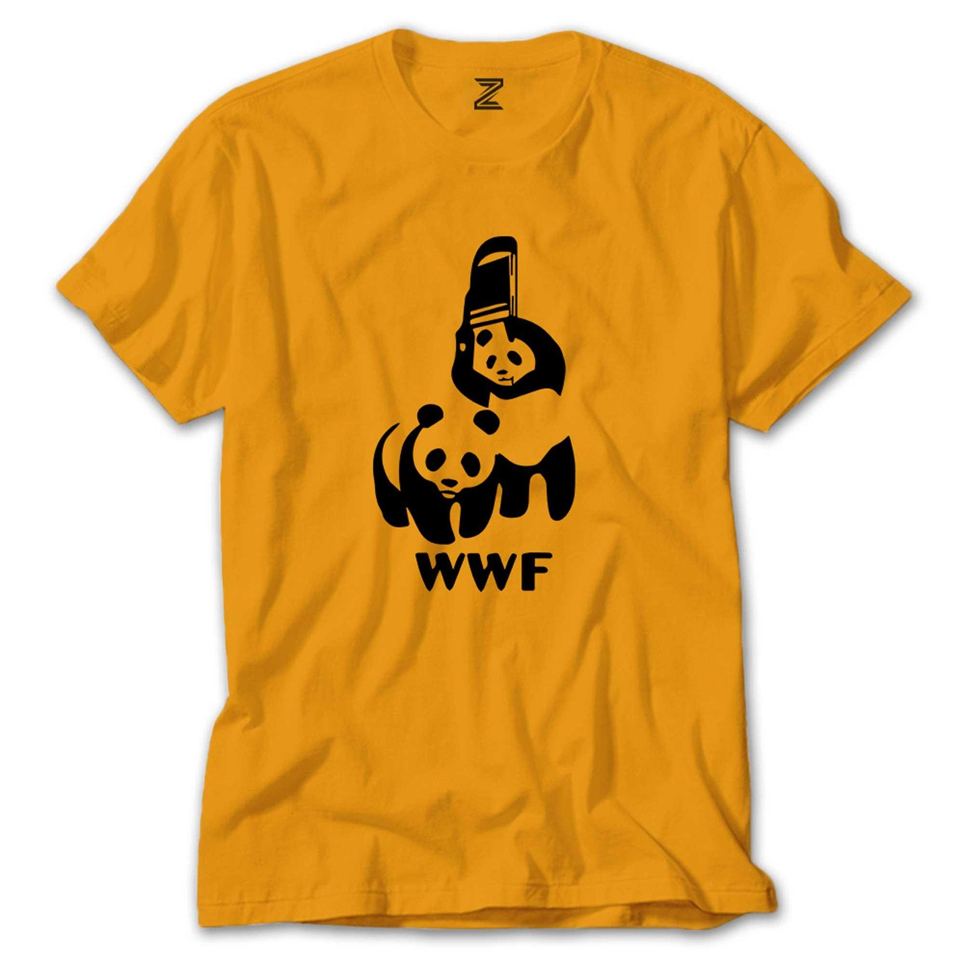 UFC WWF Panda Renkli Tişört - Zepplingiyim