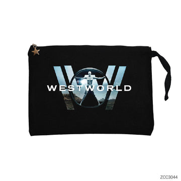 WestWorld Siyah Clutch Astarlı Cüzdan / El Çantası