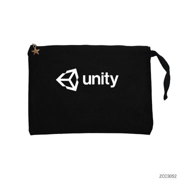 Unity Siyah Clutch Astarlı Cüzdan / El Çantası