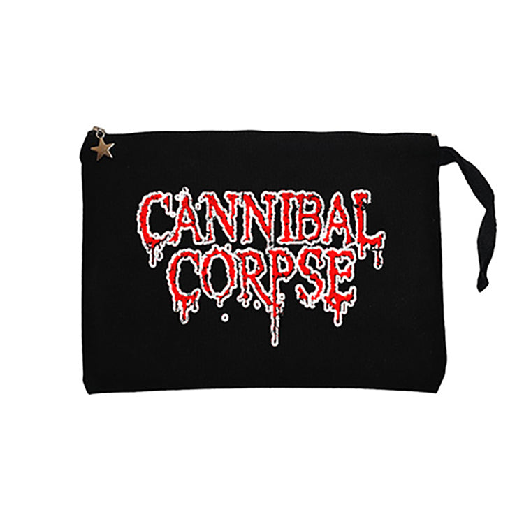Cannibal Corpse CRY Siyah Clutch Astarlı Cüzdan / El Çantası