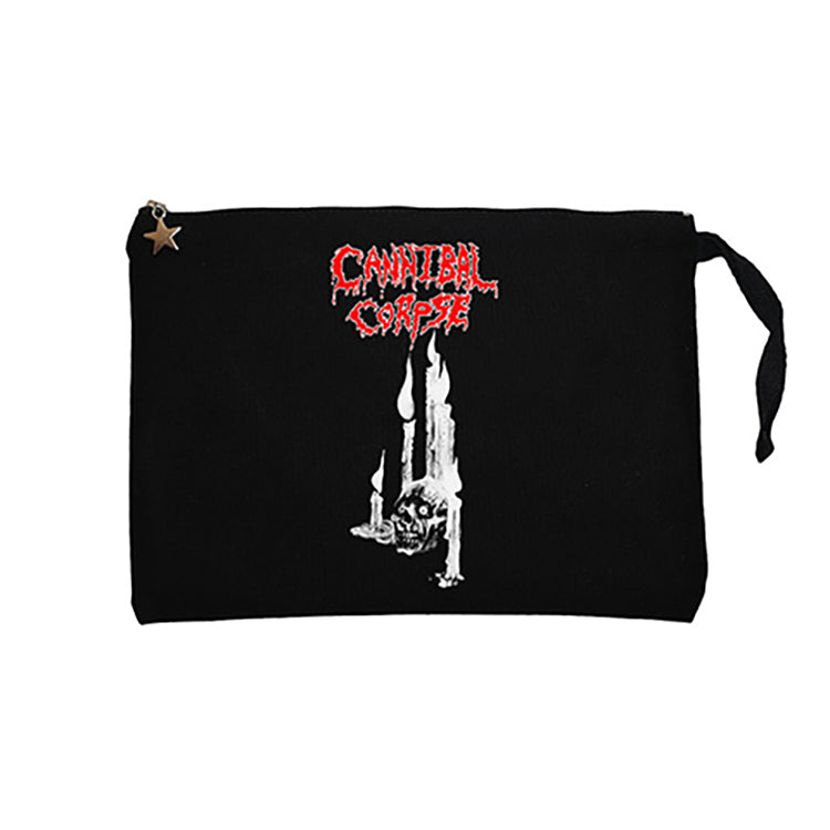 Cannibal Corpse Ritual Siyah Clutch Astarlı Cüzdan / El Çantası