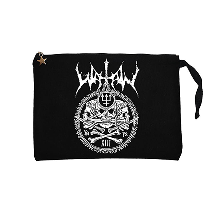Watain Black Metal Band Siyah Clutch Astarlı Cüzdan / El Çantası