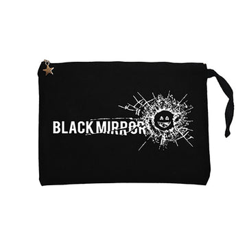 Black Mirror Siyah Clutch Astarlı Cüzdan / El Çantası