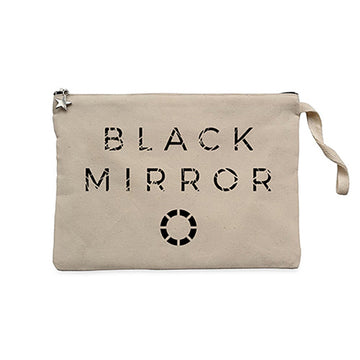 Black Mirror Loading Krem Clutch Astarlı Cüzdan / El Çantası