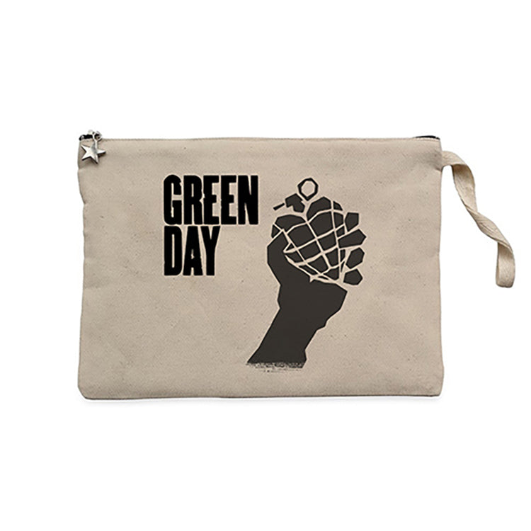 Green Day Bomb 2 Krem Clutch Astarlı Cüzdan / El Çantası