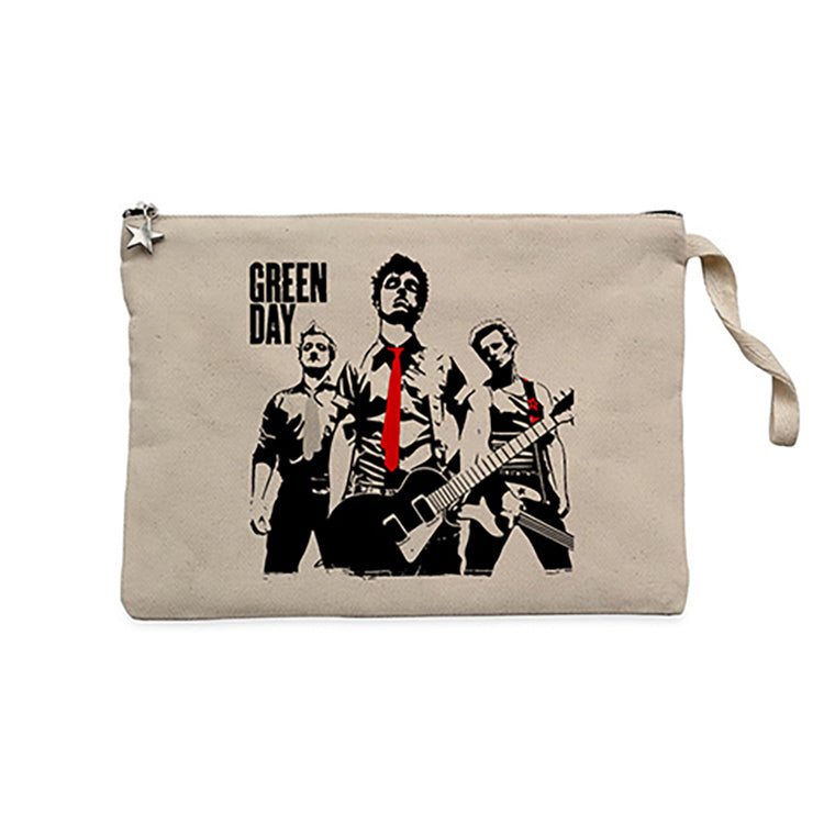 Green Day Group and Bomb Krem Clutch Astarlı Cüzdan / El Çantası