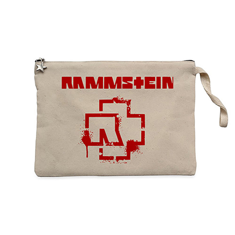 Rammstein Fly Krem Clutch Astarlı Cüzdan / El Çantası
