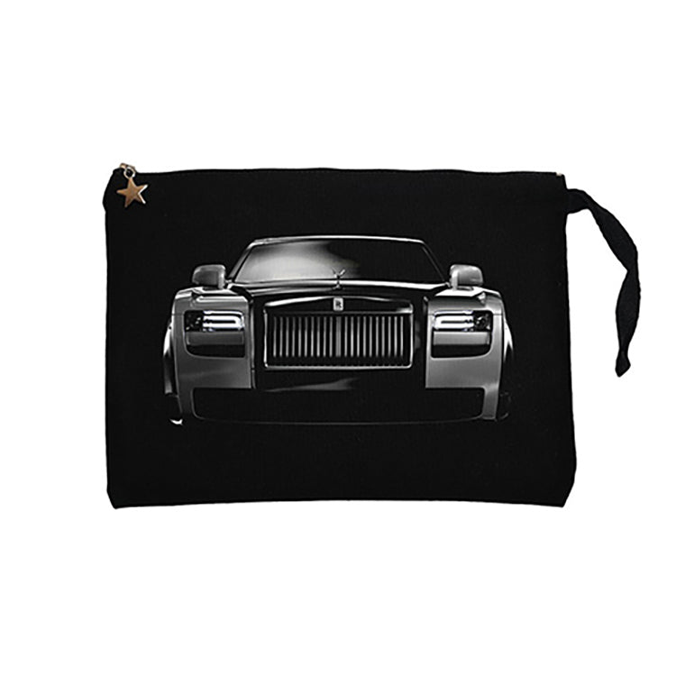 Rolls Royce Ghost Siyah Clutch Astarlı Cüzdan / El Çantası