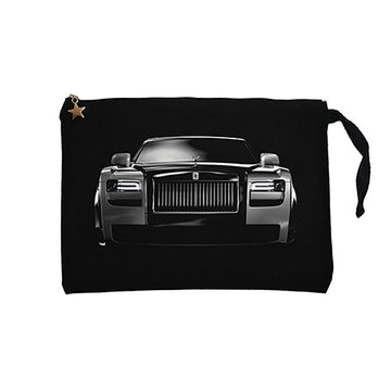 Rolls Royce Ghost Siyah Clutch Astarlı Cüzdan / El Çantası