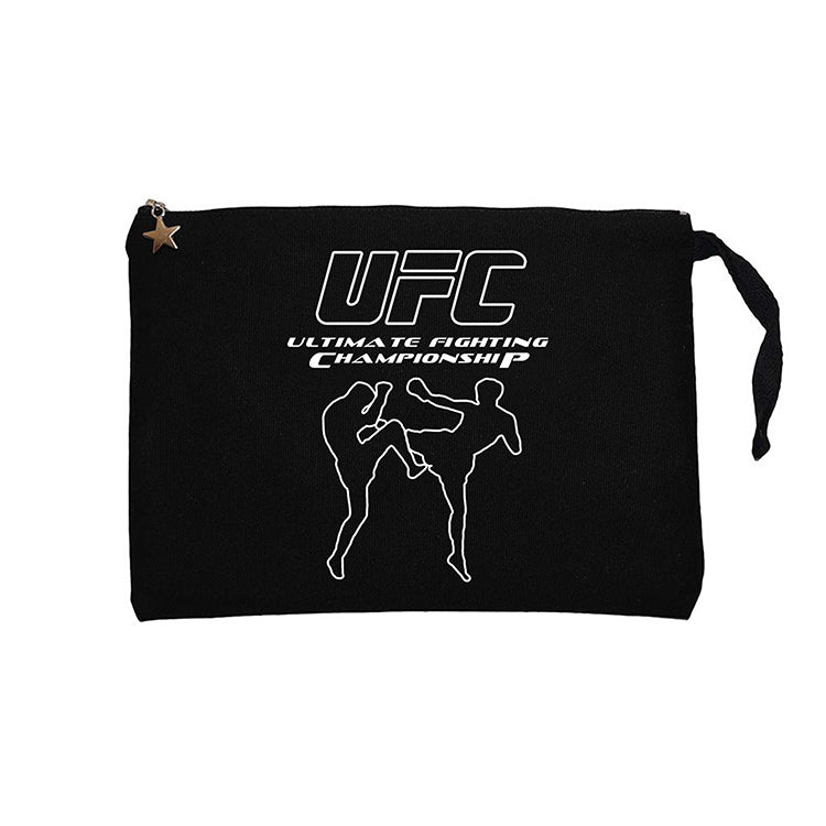 UFC KİCK Siyah Clutch Astarlı Cüzdan / El Çantası