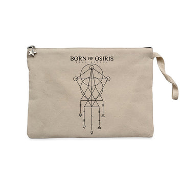 Born Of Osiris Limited Edition Krem Clutch Astarlı Cüzdan / El Çantası