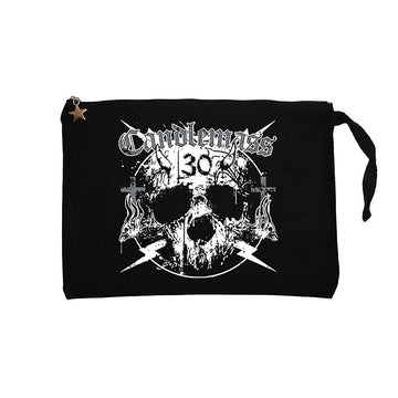 Candlemass Doom Metal Long Sleeve Siyah Clutch Astarlı Cüzdan / El Çantası
