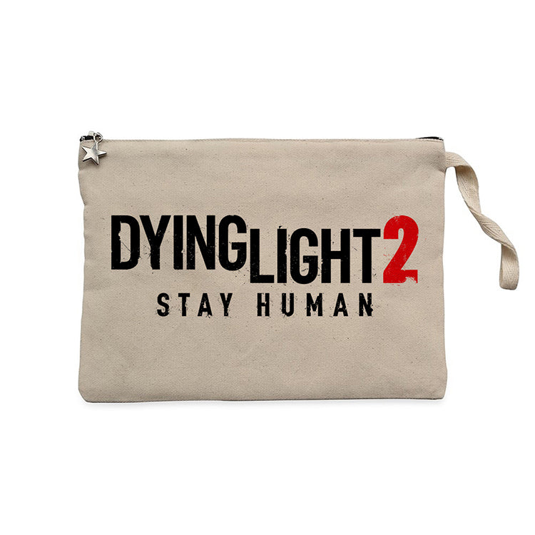 Dying Light 2 Logo Krem Clutch Astarlı Cüzdan / El Çantası