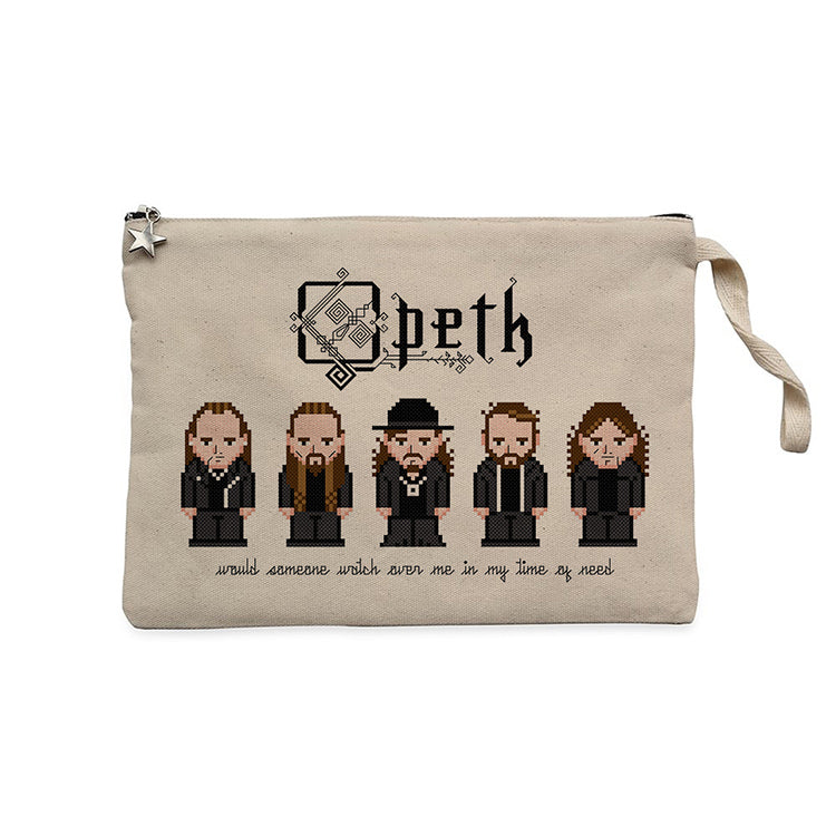 Opeth Group Animation Krem Clutch Astarlı Cüzdan / El Çantası