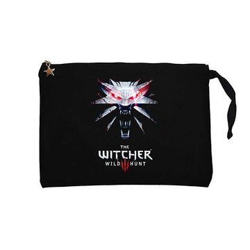 The Witcher Wild Siyah Clutch Astarlı Cüzdan / El Çantası