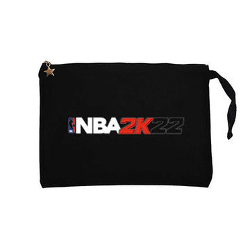 NBA 2K22 Siyah Clutch Astarlı Cüzdan / El Çantası