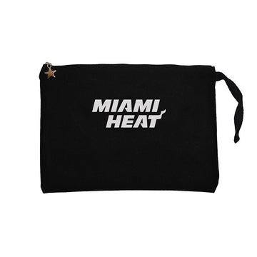 Miami Heat White Siyah Clutch Astarlı Cüzdan / El Çantası
