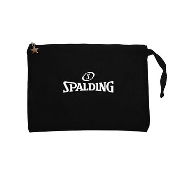 White Spalding Siyah Clutch Astarlı Cüzdan / El Çantası