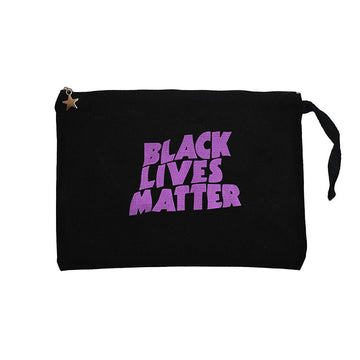 Black Sabbath Black Lives Matter Siyah Clutch Astarlı Cüzdan / El Çantası