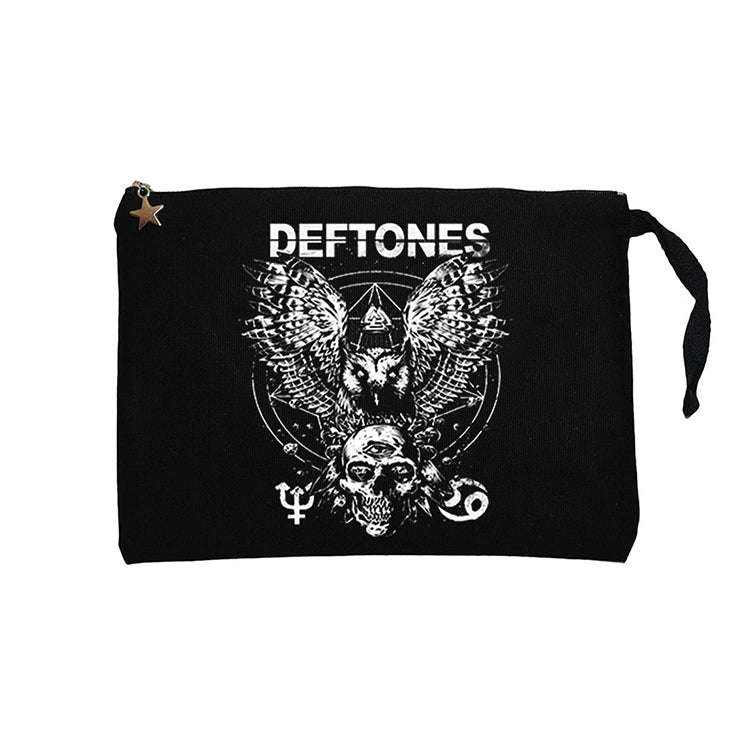 Deftones Diamond Eyes Siyah Clutch Astarlı Cüzdan / El Çantası