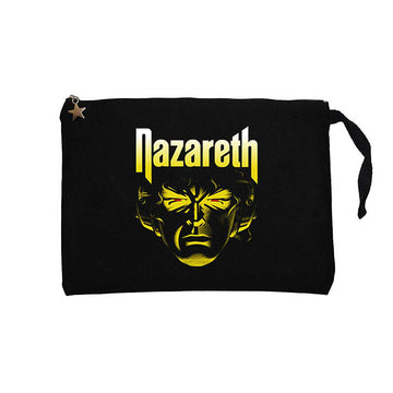 Nazareth Face Siyah Clutch Astarlı Cüzdan / El Çantası