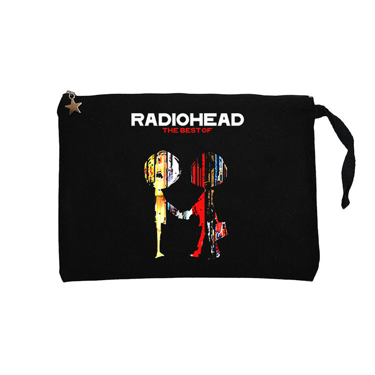 Radiohead The Best Of Siyah Clutch Astarlı Cüzdan / El Çantası