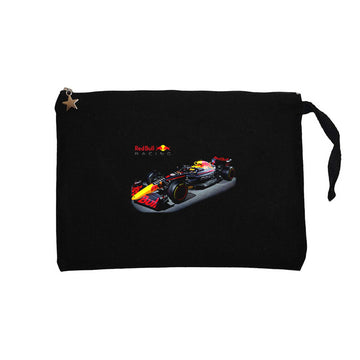 RedBull Racing F1 Siyah Clutch Astarlı Cüzdan / El Çantası