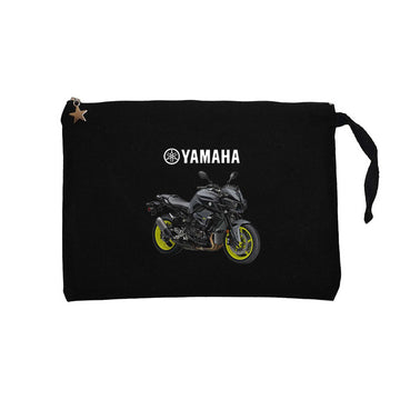 Yamaha MT-10 Siyah Clutch Astarlı Cüzdan / El Çantası