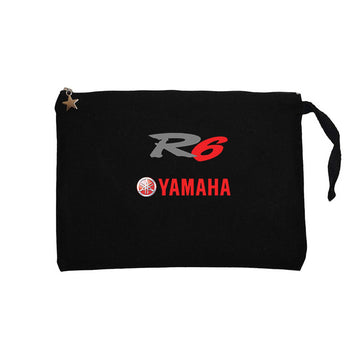 Yamaha R6 Red Siyah Clutch Astarlı Cüzdan / El Çantası