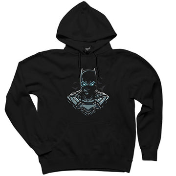 Batman Head Siyah Kapşonlu Sweatshirt Hoodie