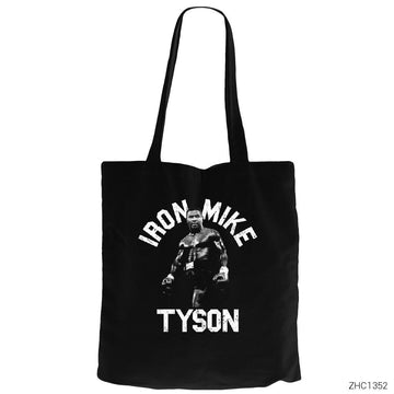 Iron Mıke Tyson Siyah Kanvas Bez Çanta