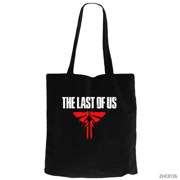 The Last of Us Blood Siyah Kanvas Bez Çanta