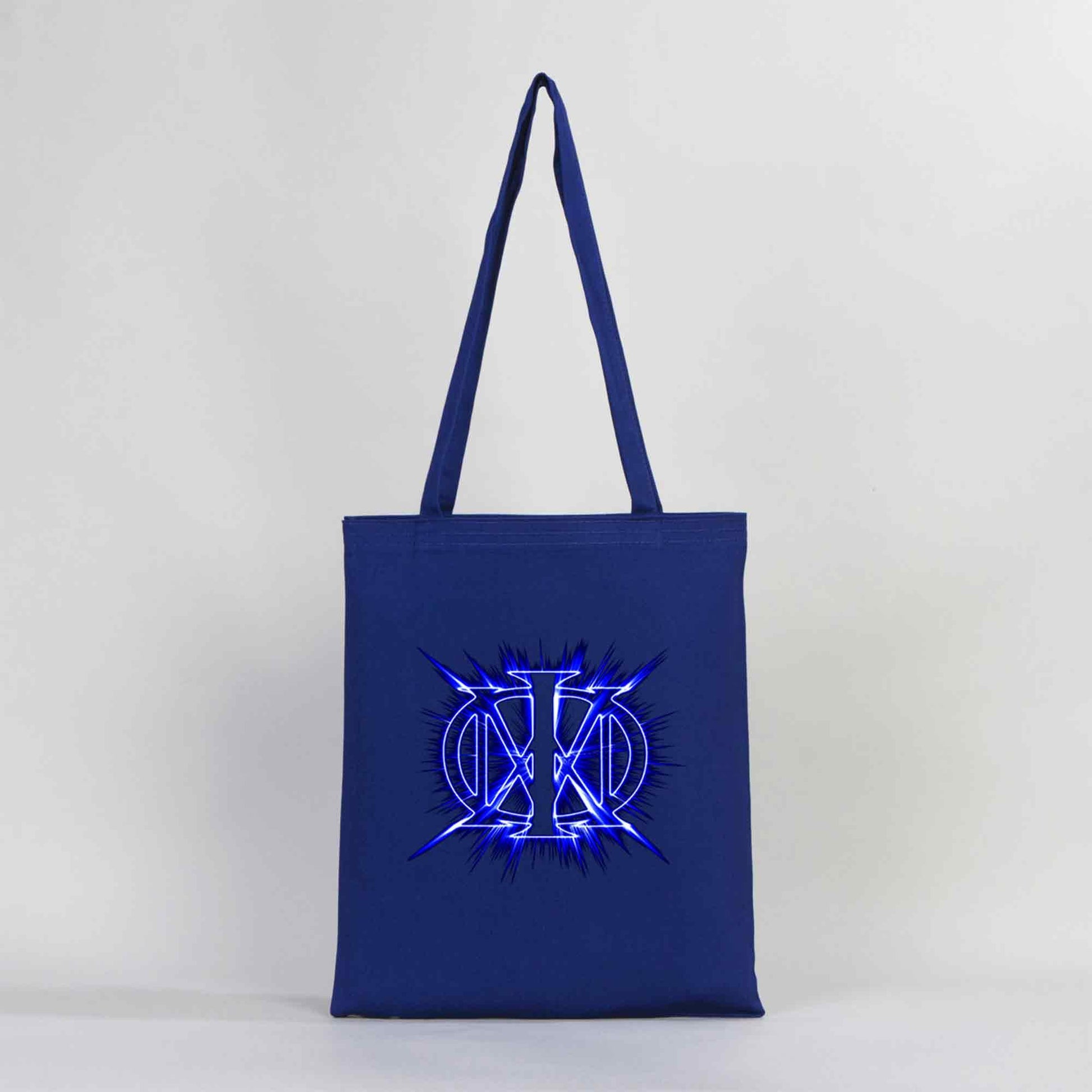 Dream Theater Blue Logo Renkli Gabardin Bez Çanta - Zepplingiyim