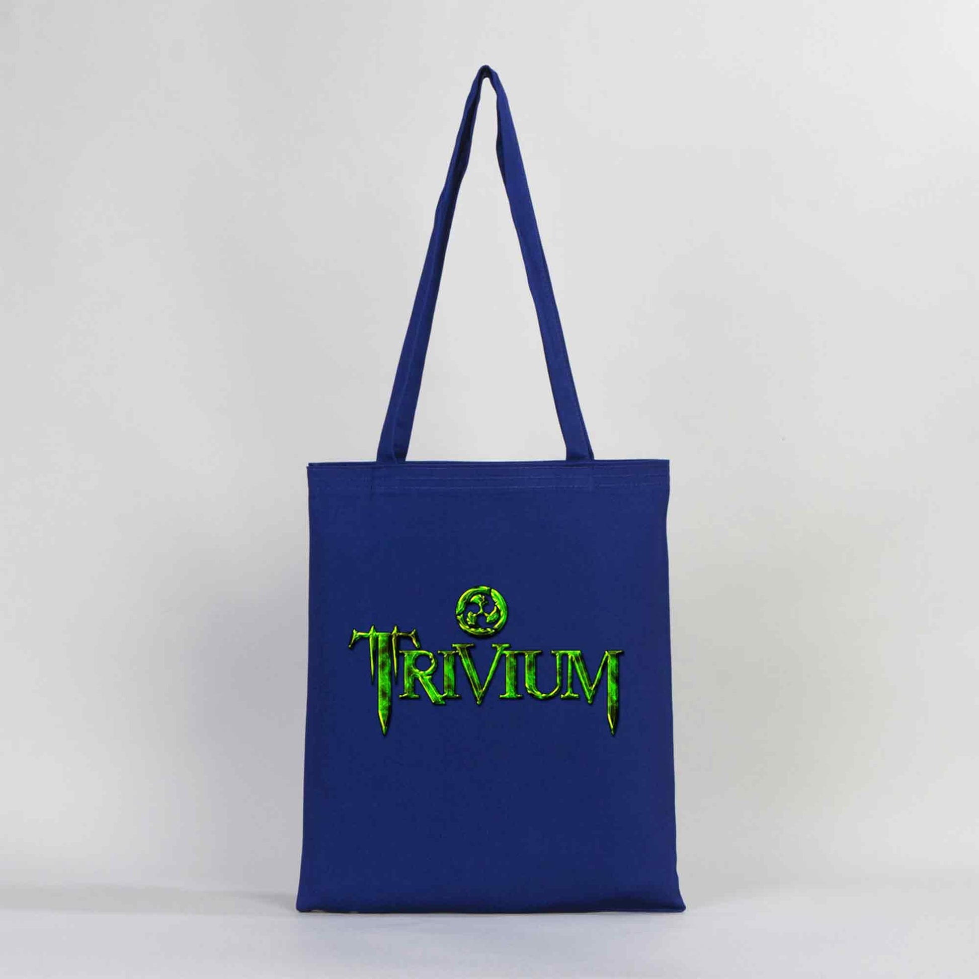 Trivium Logo Renkli Gabardin Bez Çanta - Zepplingiyim
