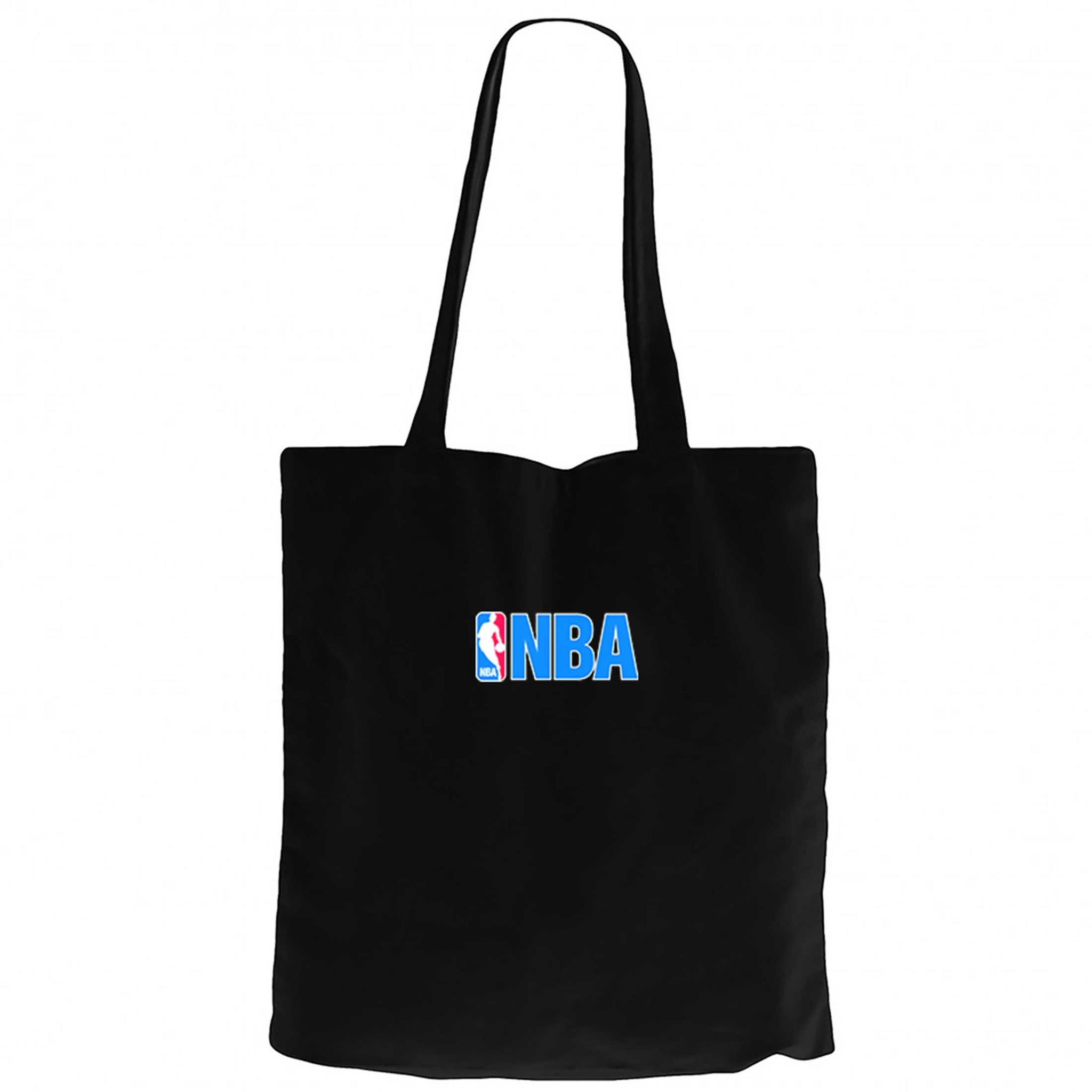 NBA Logo Siyah Kanvas Bez Çanta