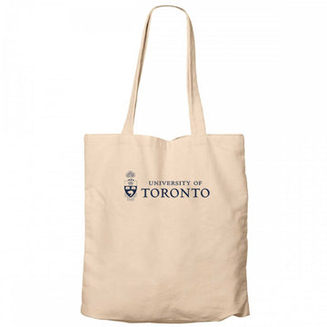 Toronto University Logo Krem Kanvas Bez Çanta