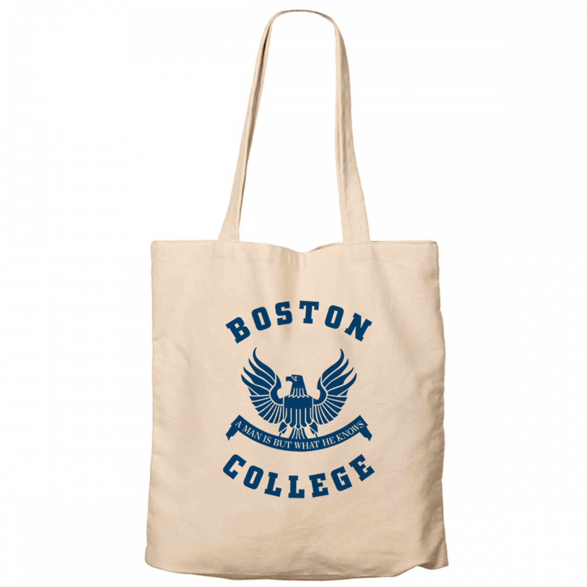 Boston College Logo Krem Kanvas Bez Çanta