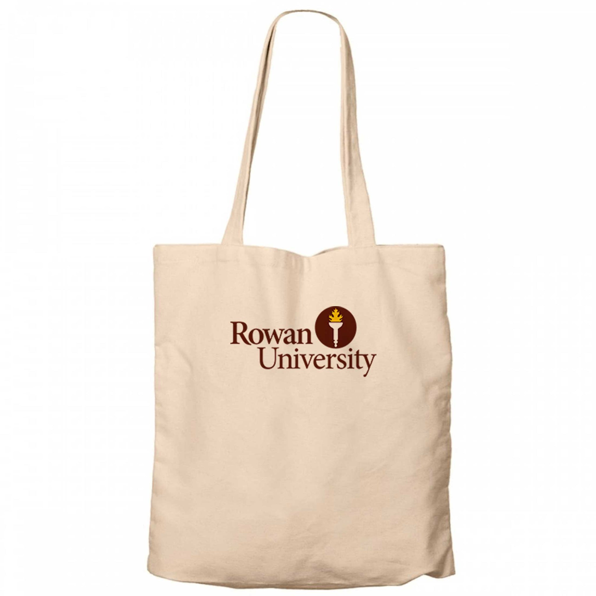 Rowan University Logo Text Krem Kanvas Bez Çanta
