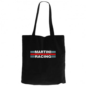 Martini Racing Siyah Kanvas Bez Çanta