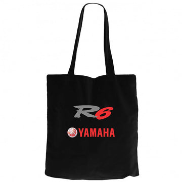 Yamaha R6 Red Siyah Kanvas Bez Çanta