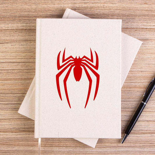Spiderman Logo Çizgisiz Kanvas Defter - Zepplingiyim