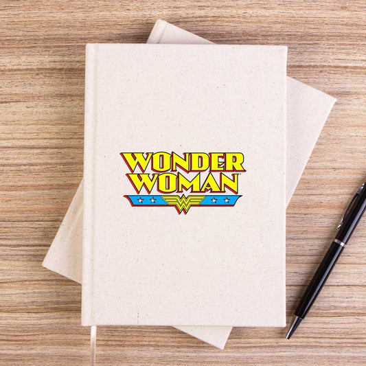 Wonder Woman Vintage Çizgisiz Kanvas Defter - Zepplingiyim